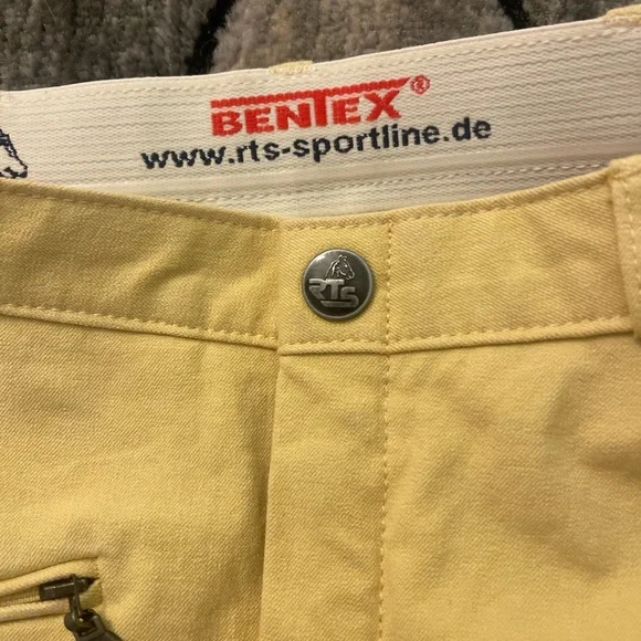 Yellow Performance Riding Pants - Picture 3 of 5